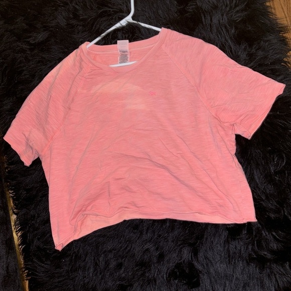 Pink Victoria’s Secret oversized crew neck casual top Sz L - Picture 12 of 12